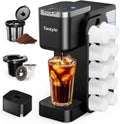 Tastyle Hot & Iced Coffee Maker with Magnetic K-Pod Holder, Fits 7.3'' Mug