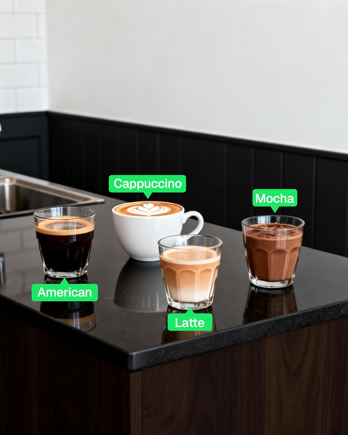 HBN Espresso Machine, 3.5Bar Cappuccino & Latte Maker, 2-4 Cup Stainless Steel Coffee Machine with Milk Frother, 800W Espresso Machine Maker with Steamer, Compact Coffee Maker for Home and Office