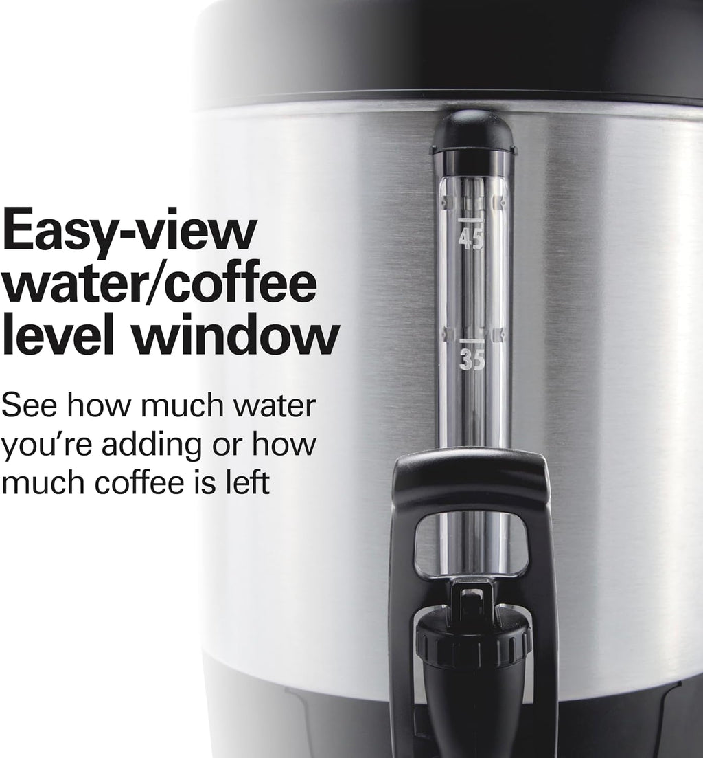 Hamilton Beach 45 Cup Fast Brew Coffee Urn and Hot Beverage Dispenser