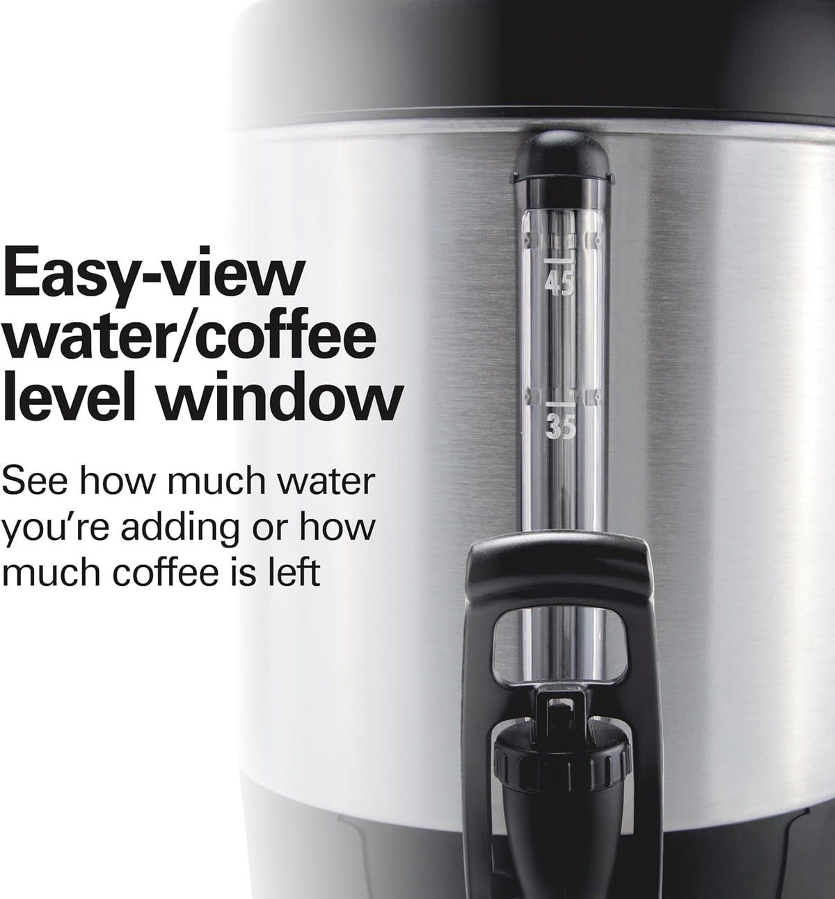 Hamilton Beach 45 Cup Fast Brew Coffee Urn and Hot Beverage Dispenser