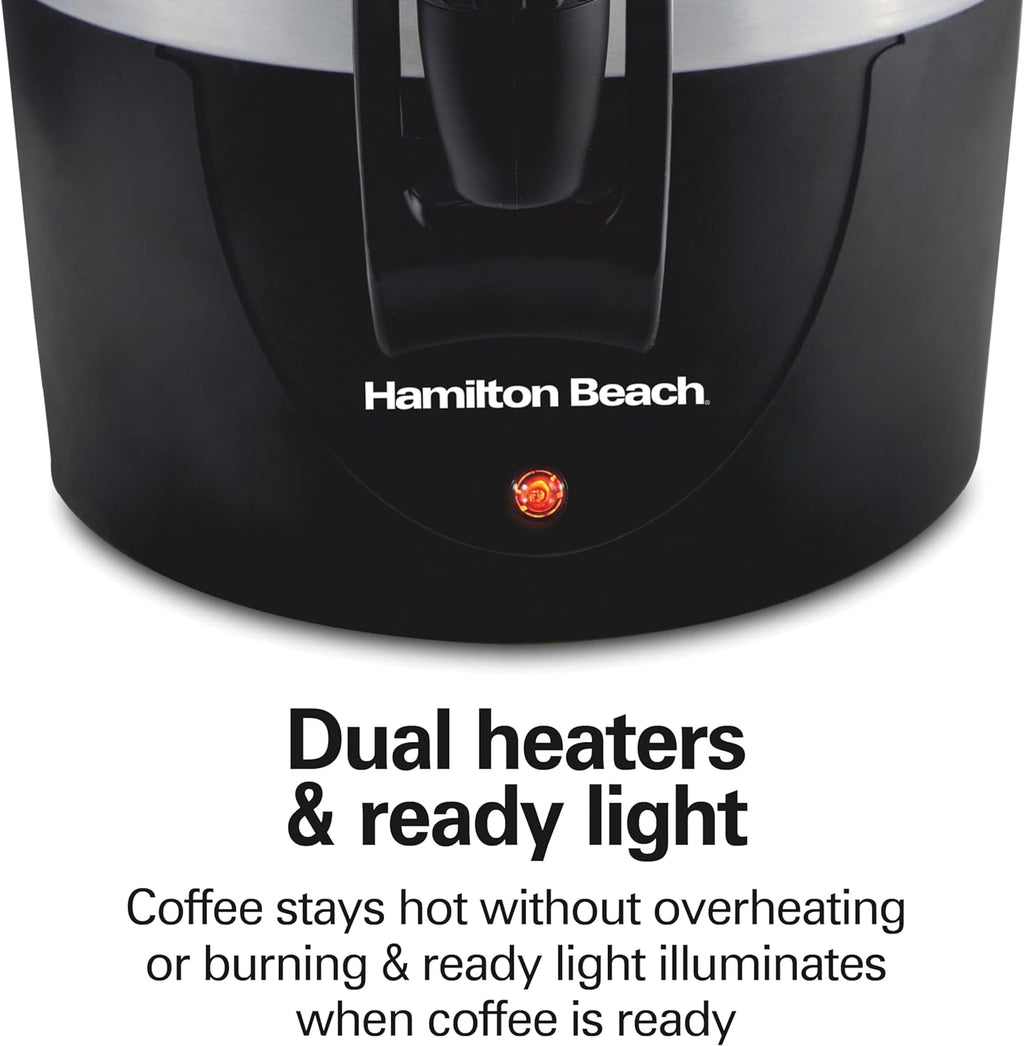 Hamilton Beach 45 Cup Fast Brew Coffee Urn and Hot Beverage Dispenser