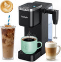 Tastyle Single Serve Coffee Maker with Built-in Detachable Milk Frother