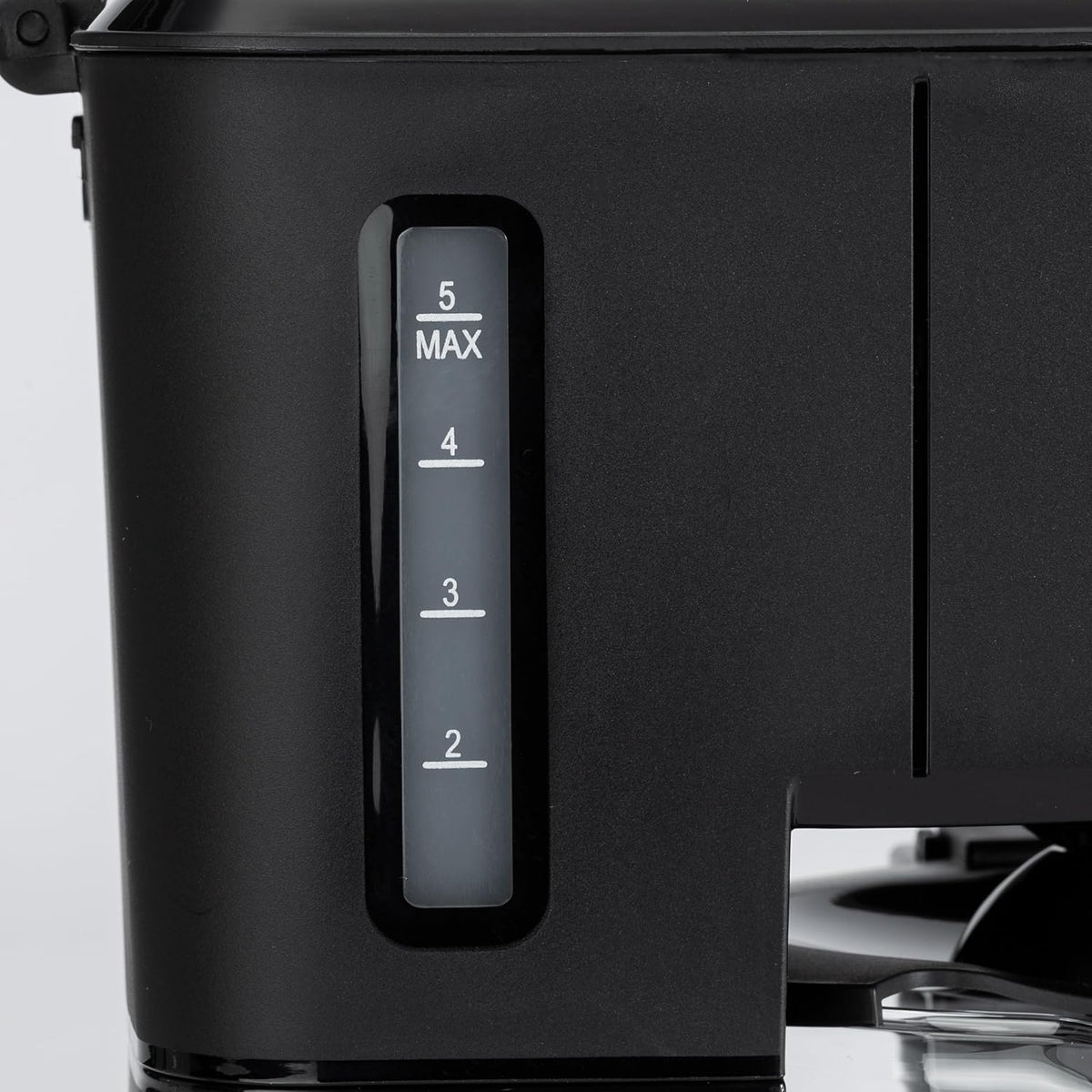 Amazon Basics 5 Cup Drip Coffee Maker with Glass Coffee Pot (0.8 Qt), Auto Shut-off, Auto Pause, Removable Filter Basket, Matte Black
